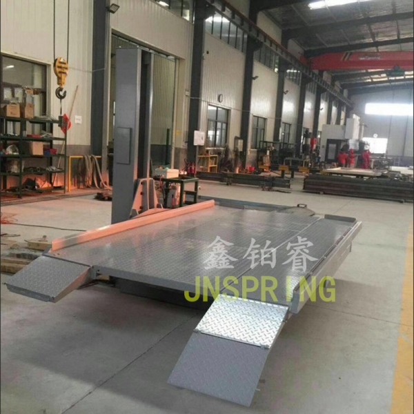 單柱停車舉升機 鏈條式 電解鎖